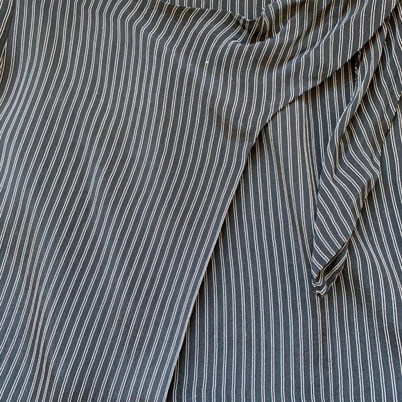 MEXX | Vintage Black with White Strip Wrap Skirt - Picture 10 of 11